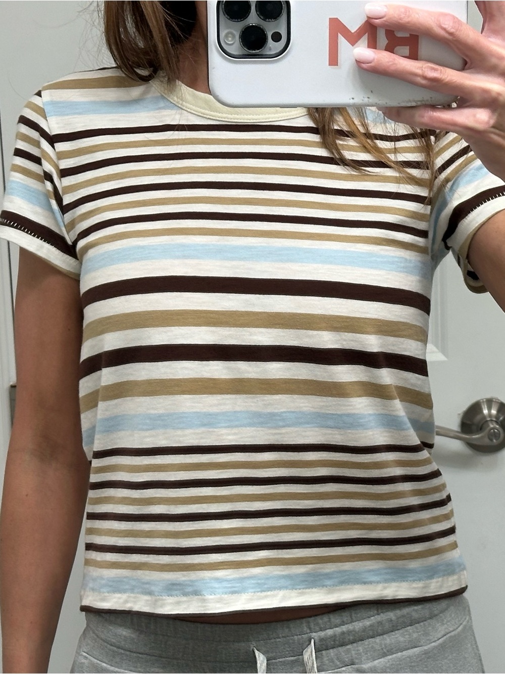Rag & Bone The Slub Stripped Tee